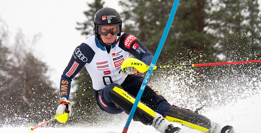 Sara Hector har fått en av Kungsbergets backar uppkallade efter sig. Foto: Ski Team Sweden Alpine