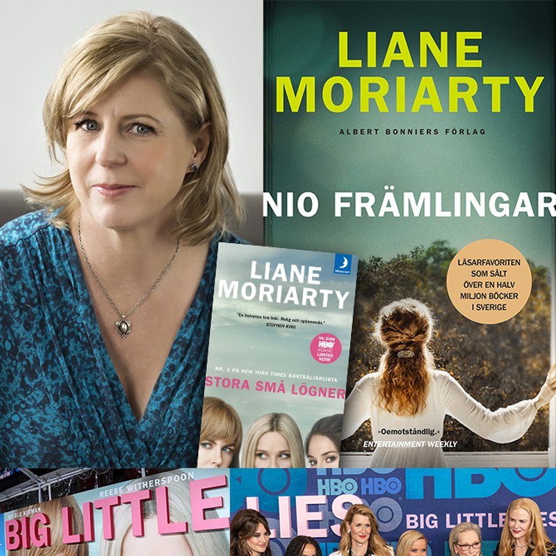 Liane Moriarty: “Jag smugglade in massa onyttigheter på hälsoresorten”