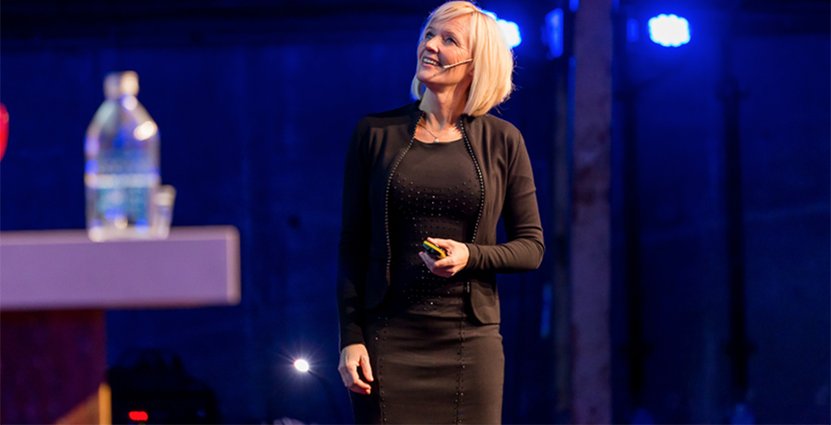 Digitalisera inte för digitaliseringens skull, du måste även<br />
 ändra kulturen, säger experten Nancy Rademaker. Foto: Pressbild
