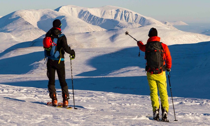 Topptur i Kirunafjällen