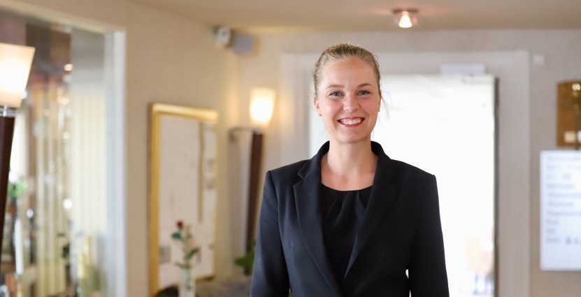 Sofia Kahnt, nytillträdd hotelldirektör på öländska Hotel Skansen.  Foto: Andreas Yngvesson