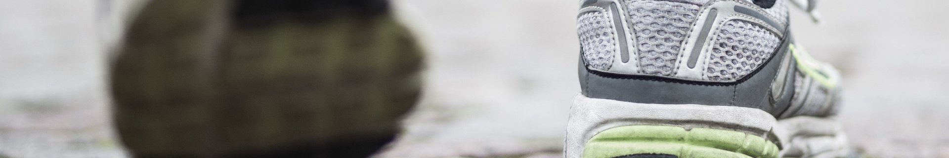 Joggingskor i närbild