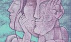 Abstract of a meditative spiritual state.