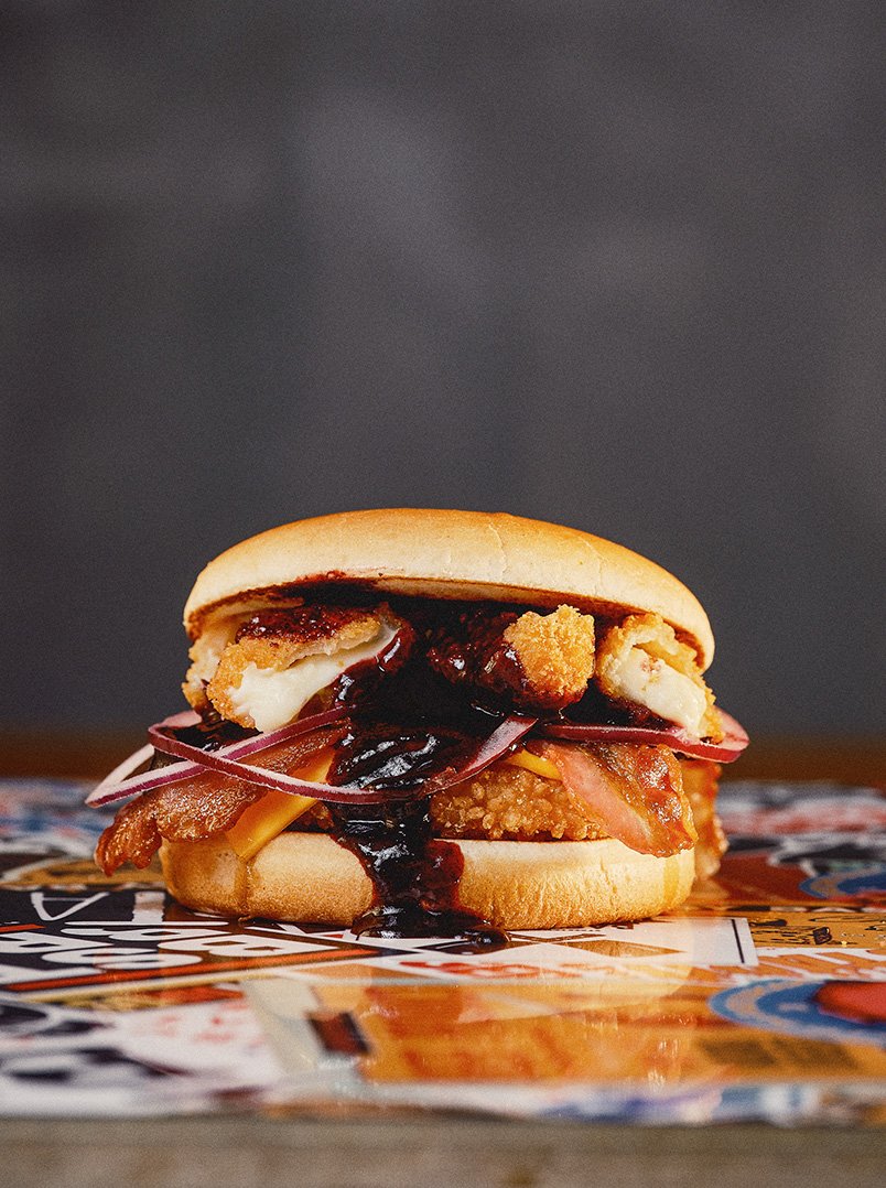 Crispy Chicken Blueberry Cheese