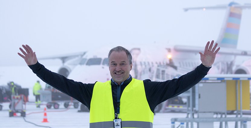 Scandinavian Mountains Airport vd Gunnar Lenman är nöjd med jul- och nyårshelgen, trots att Londonflygen landar i Oslo. 