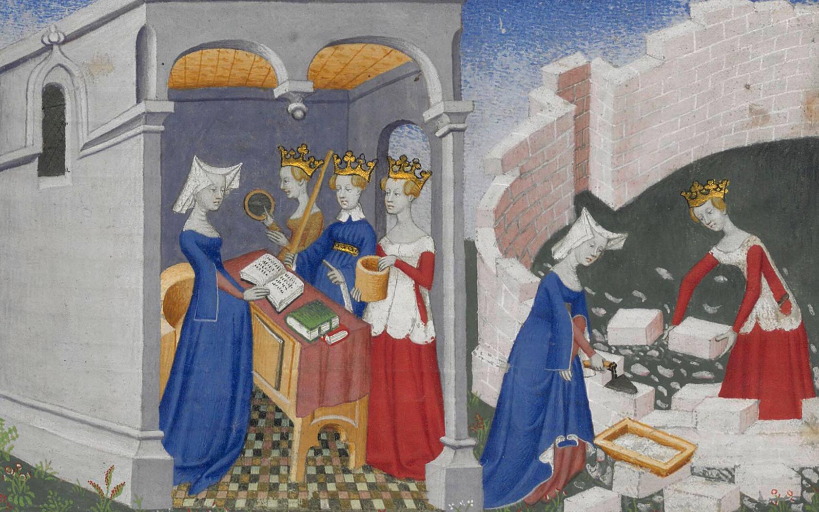 Christine de Pizan builds her city.
