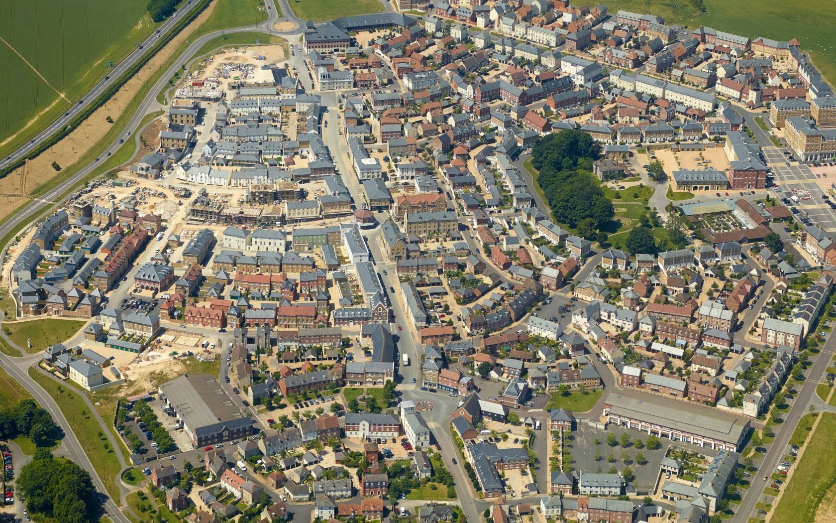 The town of Poundbury in Dorset.
