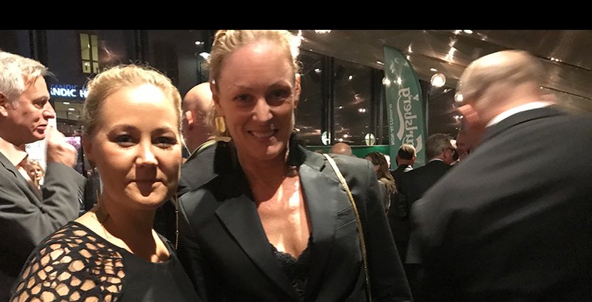 Maria Olausson och Susanne Jonsson från vinnarkrogen Långbro Värdshus. 