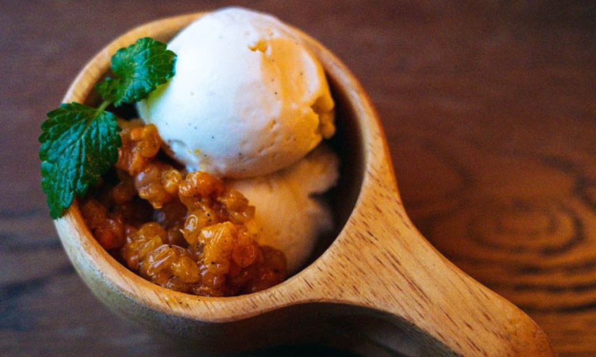 Dessert på Brasserie Fjällköket