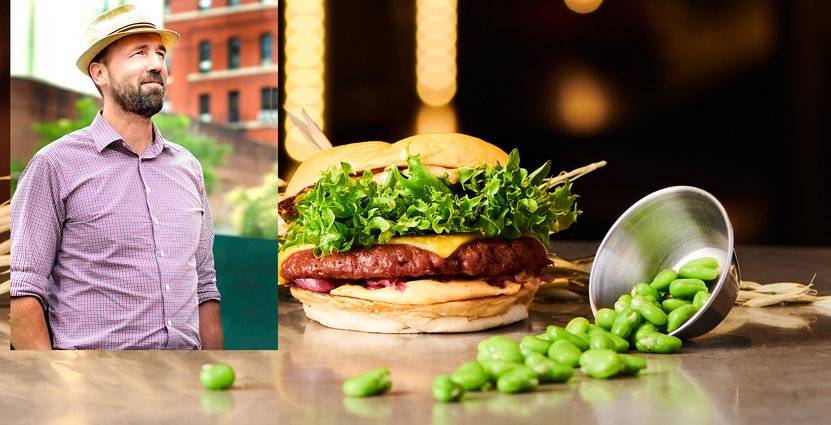 Lars Åkerlund, kreativ chef Phil´s och veganburgaren 