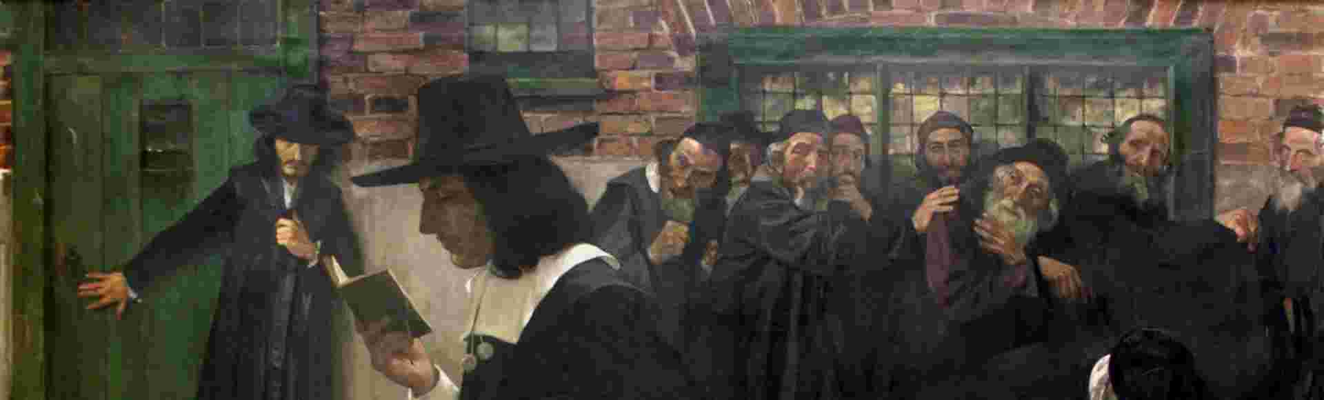 Painting of Spinoza.