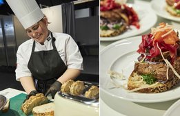 Risgrötbröd med het kyckling etta i Mack-SM