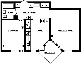 PlanlösningOstvägen 151