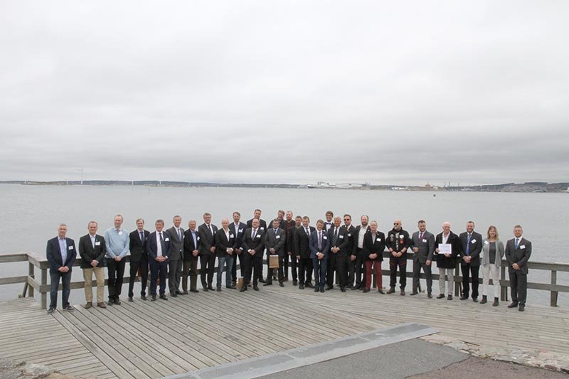 gruppbild belönade sjömän