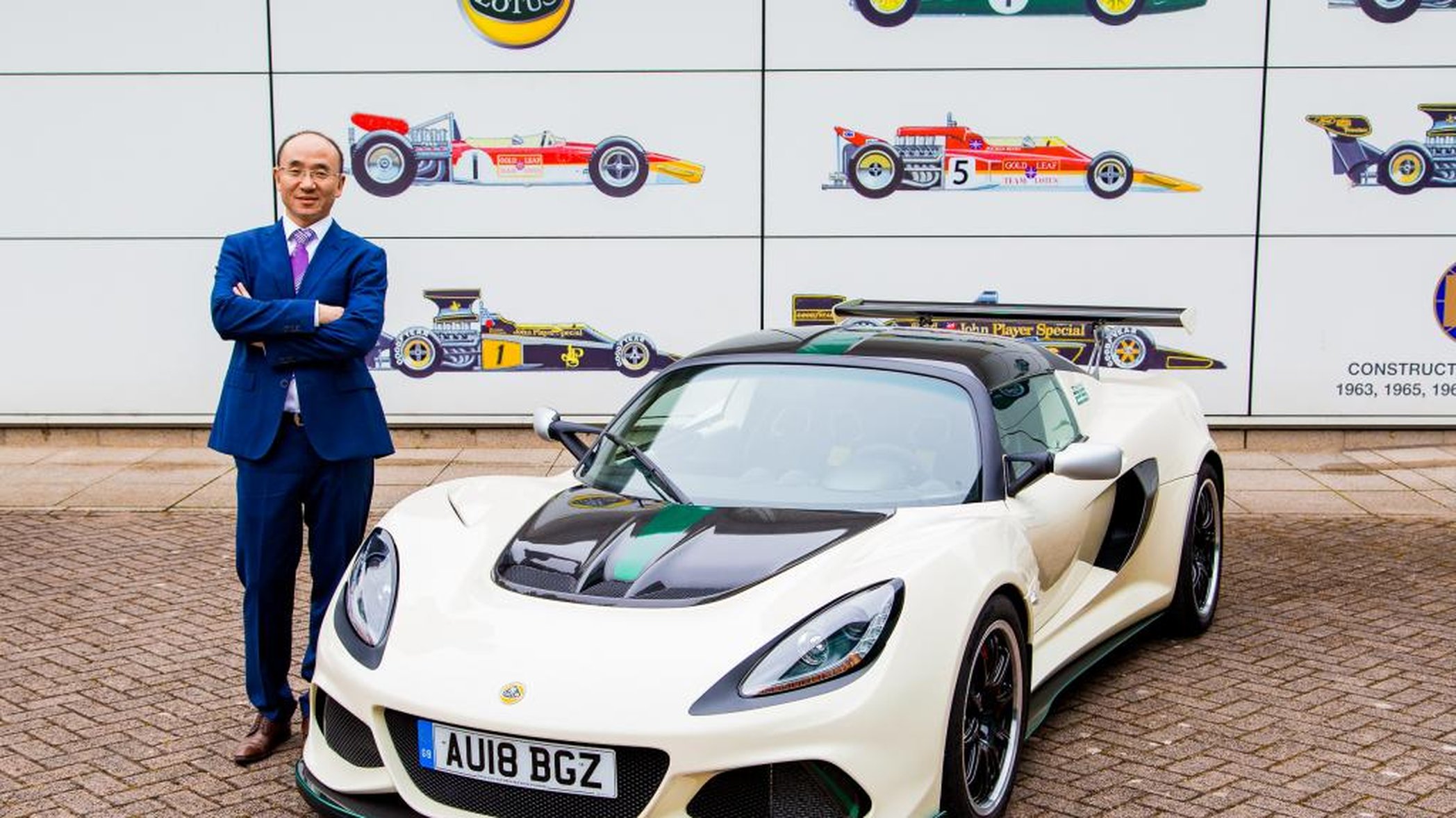 Kinesiska Geely äger sedan förra året större delen av Lotus, vars vd numera heter Feng Quingfeng. Foto: Lotus