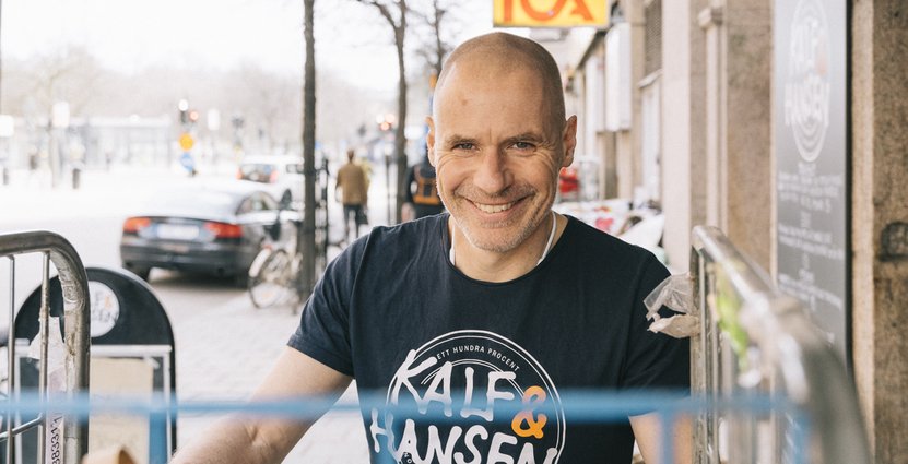 Rune Kalf-Hansen sätter hållbarheten i första rummet. ”Många frågar om det inte är jobbigt, men det är verkligen ingen uppoffring – det är en ren tillgång.” Foto: Stockholm Vatten och Avfall