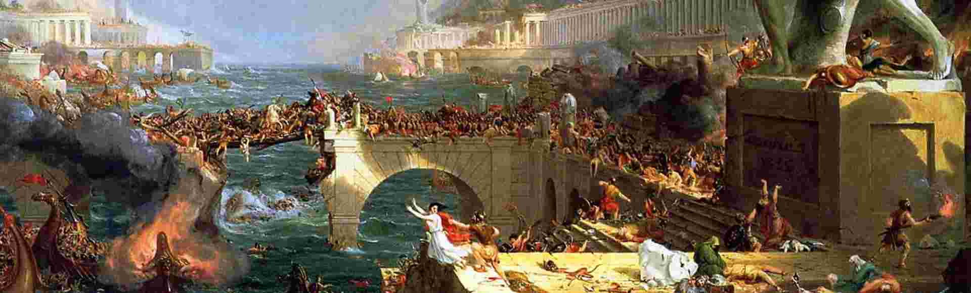 The Course of Empire by Thomas Cole.