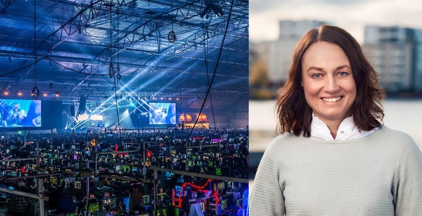 Caroline Törnblad på Destination Jönköping menar att DreamHack har stor betydelse för staden.  