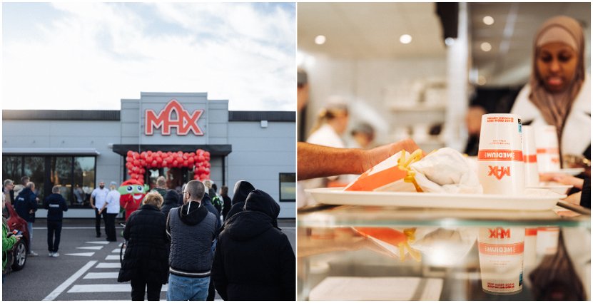 Max restaurang i Ödeshög hade premiär 23 oktober.  