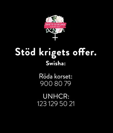 Stöd Röda korset och UNHCR under Årets Selma