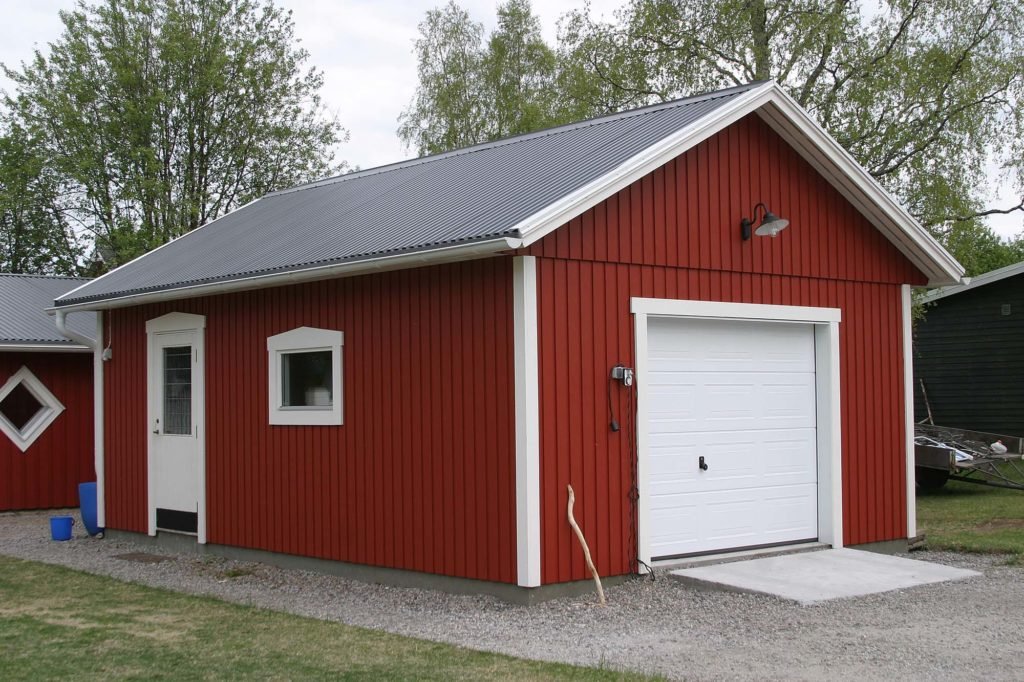 Garagebilder - dubbelgarage, garage med loft, garage med carport ...
