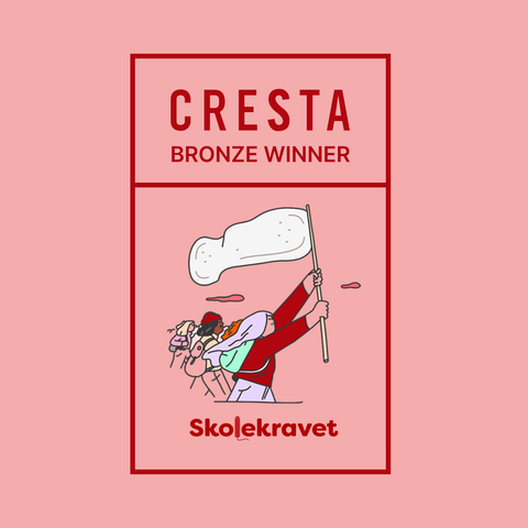 Aksjonen fikk også bronse i den internasjonale og anerkjente kåringen Cresta Awards i kategorien Social Impact.