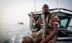 Benin's anti piracy task force on patrol in the Gulf of Guinea.