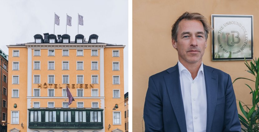 ”Vi ser en extrem potential i att tillhöra ett så välkänt varumärke”, säger Tomas Tegmark, hotelldirektör Hôtel Reisen. Foto: Pressbild