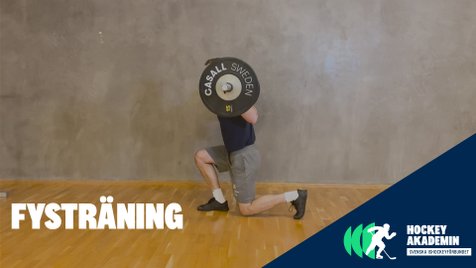 Fysövning: Utfallsteg bakåt