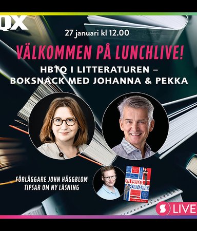 HBTQ i litteraturen med SelmaStories och QX