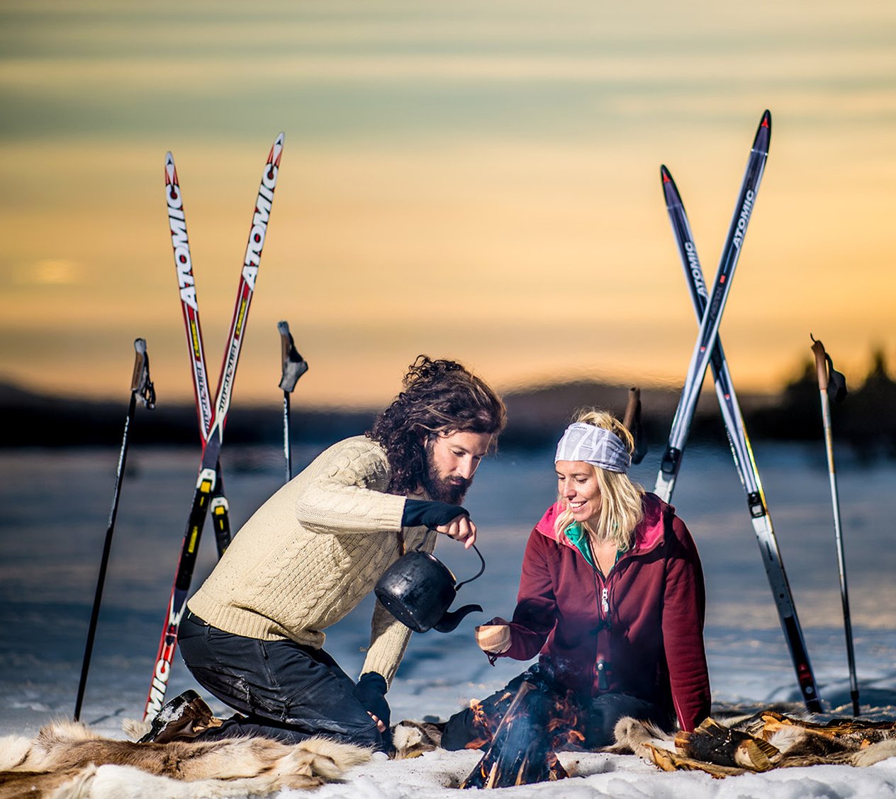 Skidtur med fika på ICEHOTEL