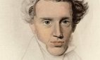 A portrait of Sören Kierkegaard (1813-1855).