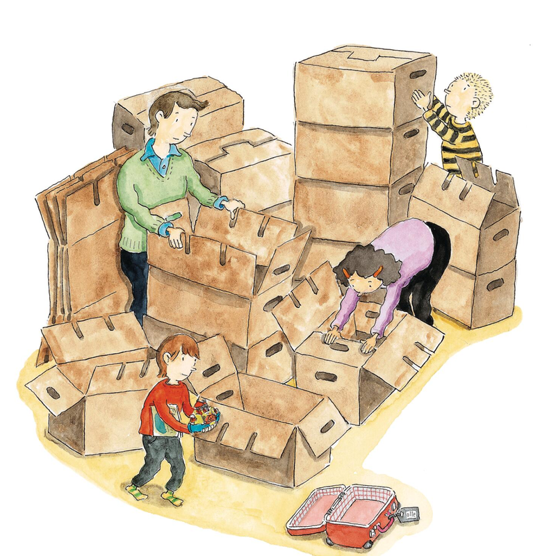 9 barnböcker om att flytta