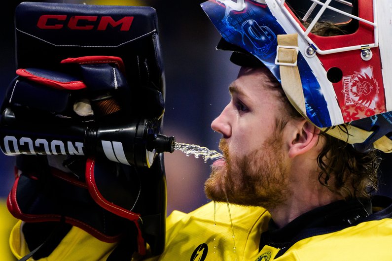 Vätskebrist hos ishockeyspelare?
