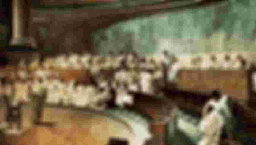 Cicero Denounces Catiline, an 1888 painting by Italian artist Cesare Maccari.