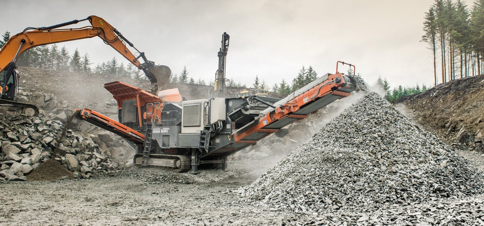 <p>Sandvik QJ341+ is a state-of-the-art mobile jaw crusher.</p>
