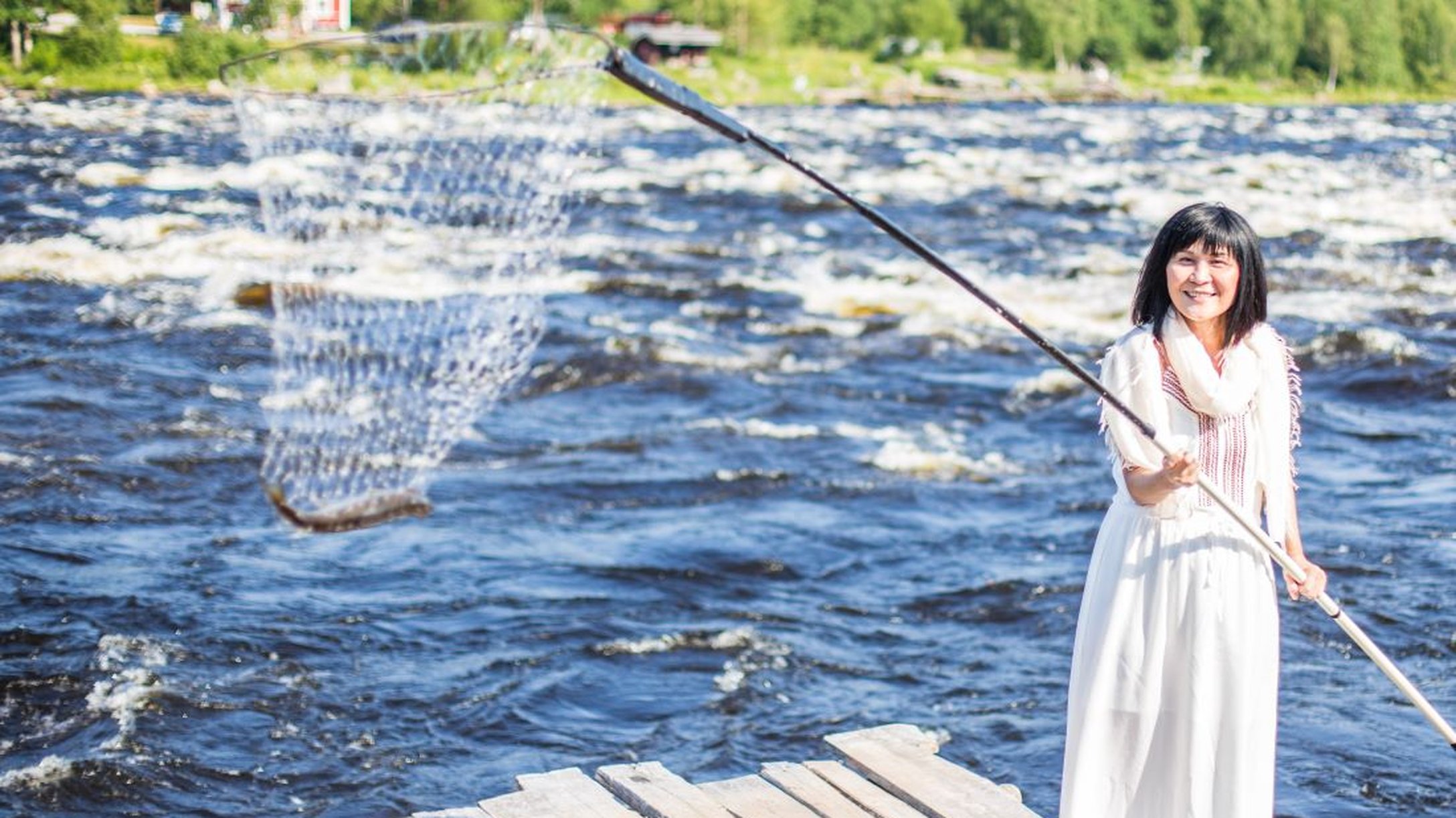 Sikhåvning i Kukkolaforsen