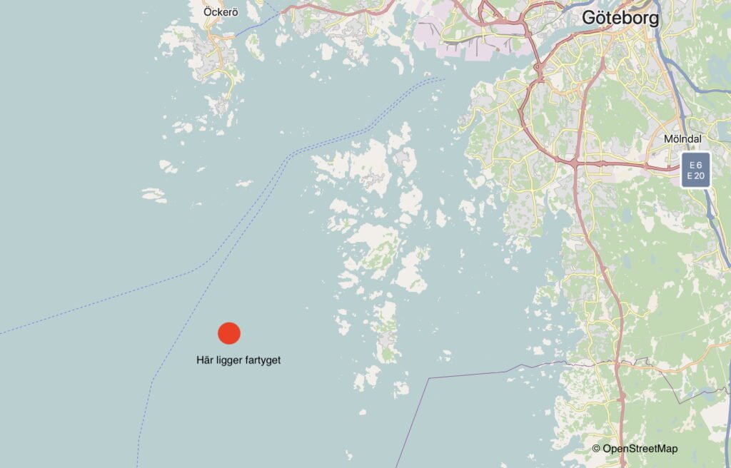 Brand i maskinrum Seacon Oceania OpenStreetMap