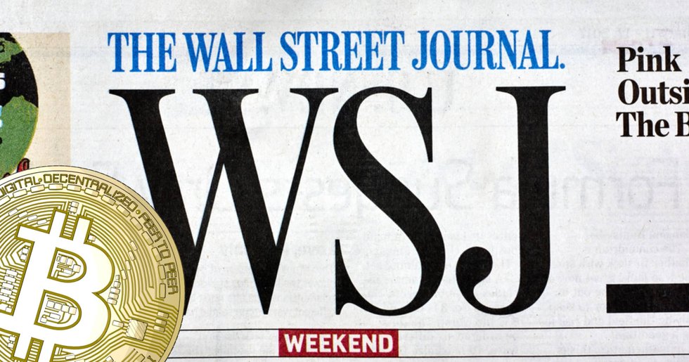Wall Street Journal sätter bitcoin på sin framsida