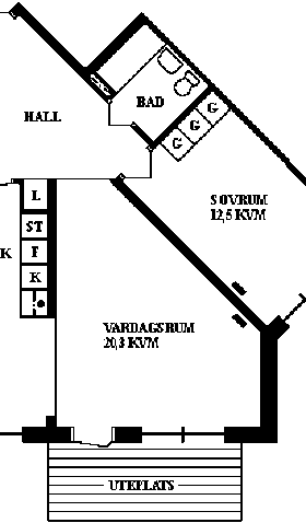 PlanlösningKvarnvägen 15 A