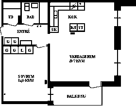 PlanlösningTvistevägen 4