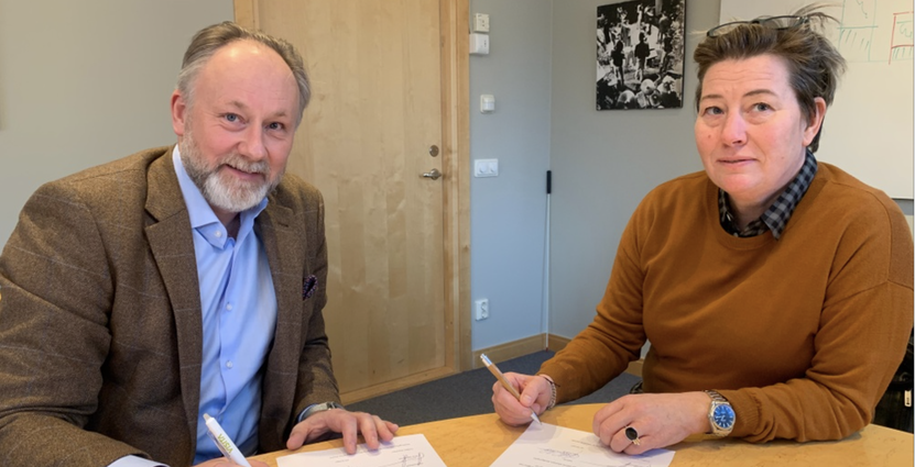 Jonas Siljhammar, Visita och Malin Ackholt, HRF. 