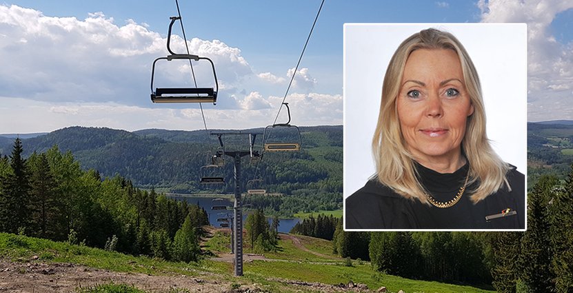 ”Linbanan är en viktig del i att tillgängliggöra den här vackra platsen för fler”, säger Susanne Königson.  Foto: Anders Malm/ Susanne Königson.