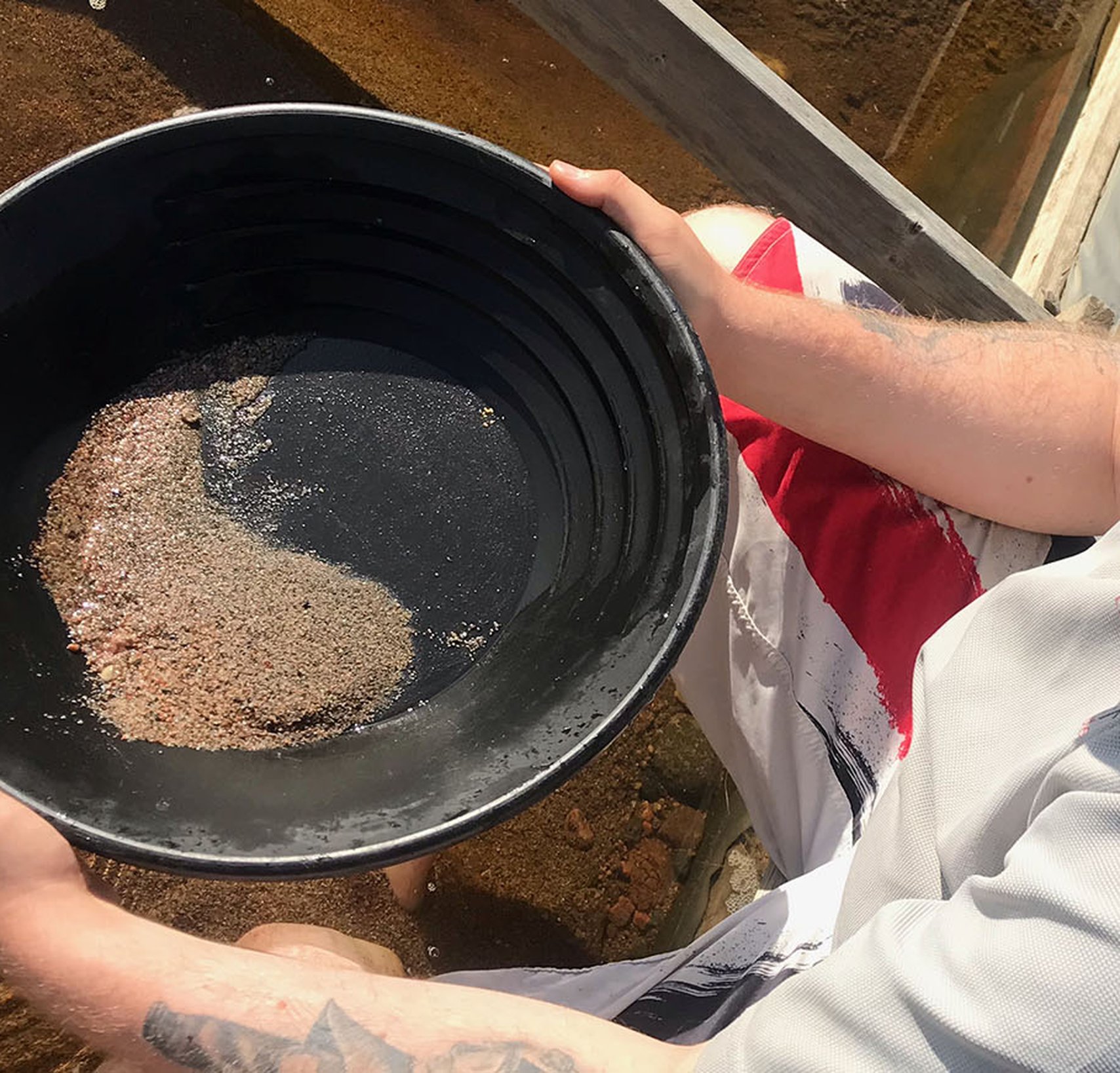 Guldvaskning i Lannavaara