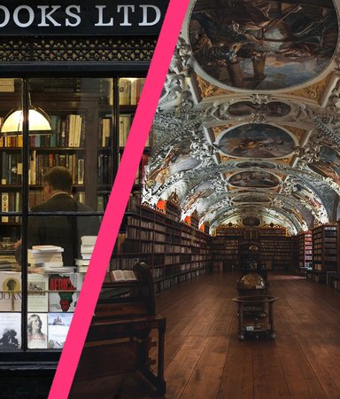De 10 vackraste bokhandlarna i världen