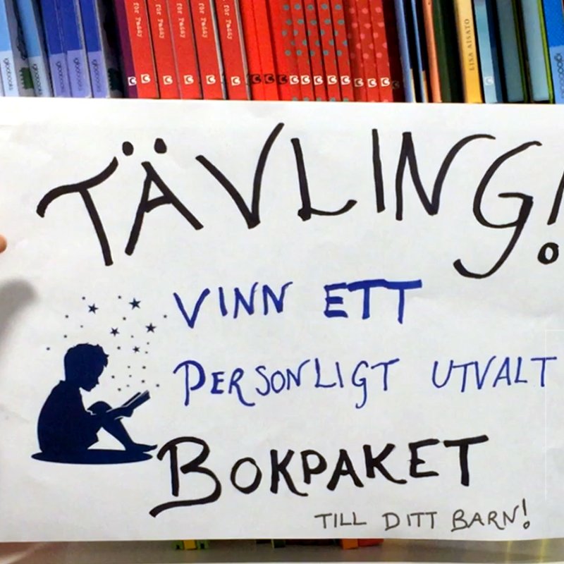 Tävla och vinn utvalt bokpaket för ditt barn!