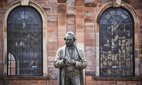 A statue of Richard Cobden in Manchester.