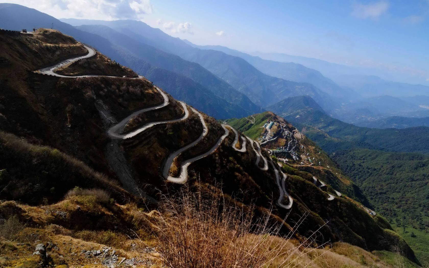 The old Silk Route between India and China.