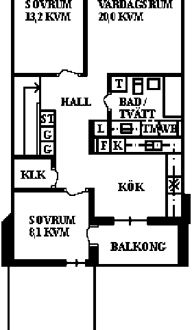 PlanlösningKörsbärsvägen 34 B