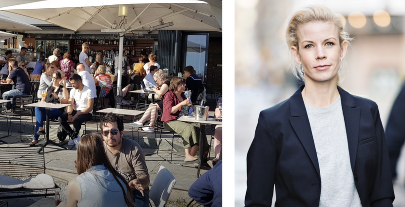 Finansborgarrådet Anna König Jerlmyr. 